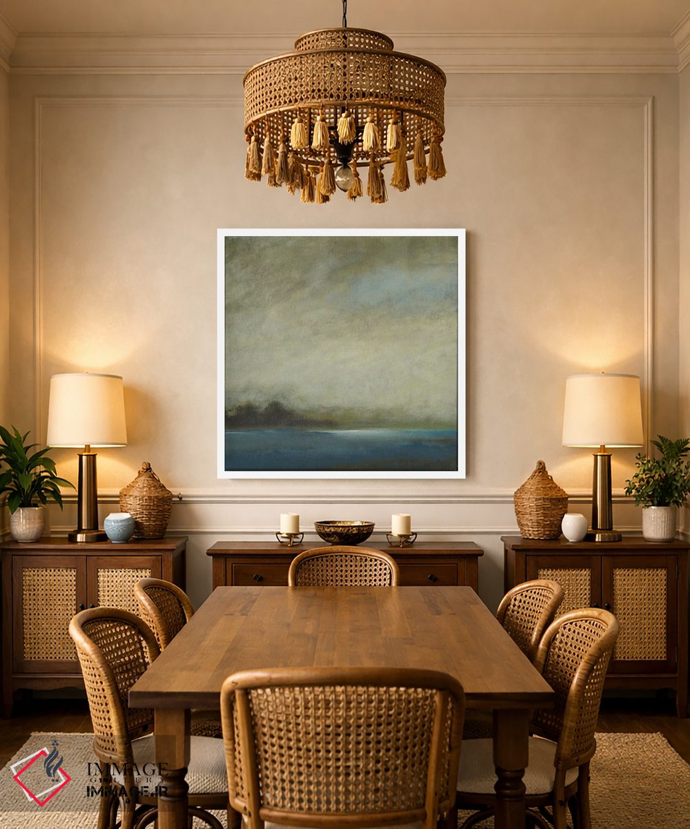 تابلو انتزاعی لب آب ۲ اثر لیزا ریجرز - D2W