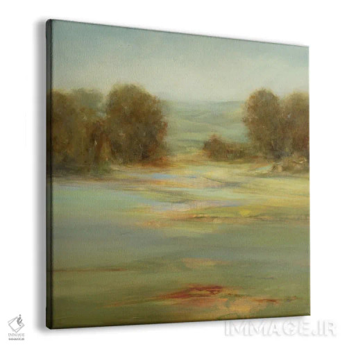 تابلو انتزاعی عصر آرام اثر لیزا ریجرز - نمای پرسپکتیو محصول