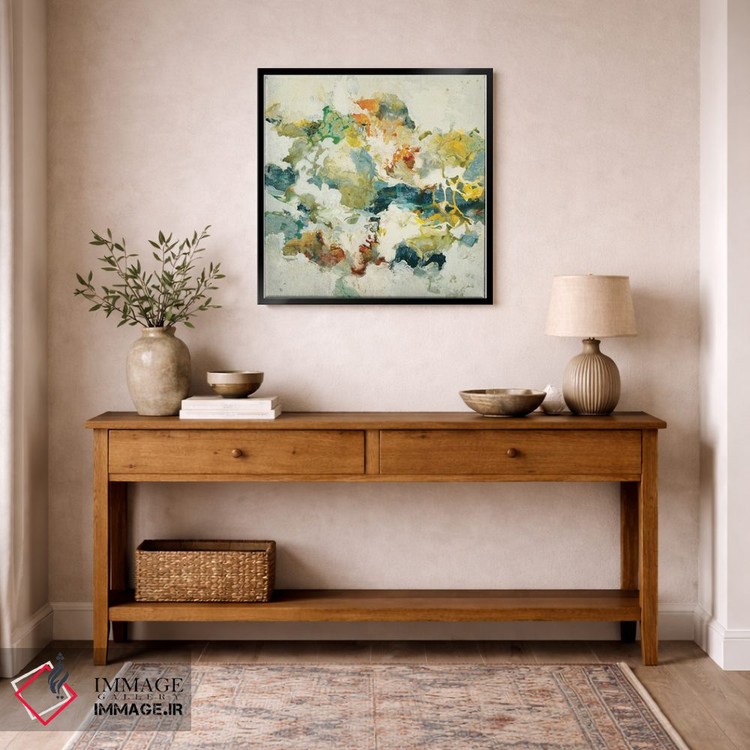 تابلو انتزاعی جریان متقابل ۳ اثر لیزا ریجرز - D6B