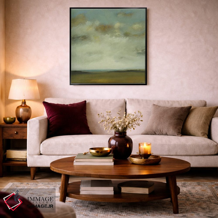 تابلو انتزاعی صحنه طبیعت ۶ اثر لیزا ریجرز - D5B