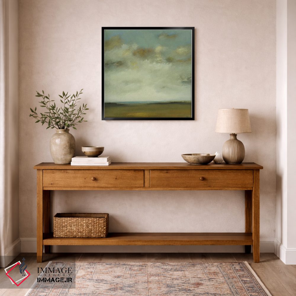 تابلو انتزاعی صحنه طبیعت ۶ اثر لیزا ریجرز - D6B