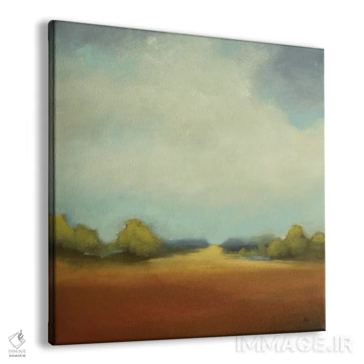 تابلو انتزاعی چشم انداز رنگارنگ اثر لیزا ریجرز - نمای پرسپکتیو محصول