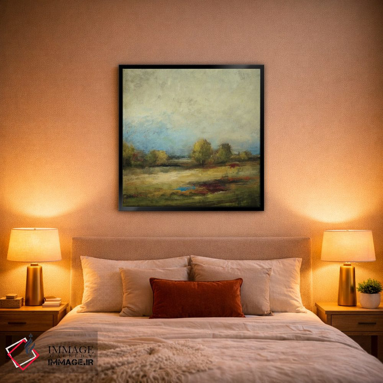 تابلو انتزاعی افق های نو ۳ اثر لیزا ریجرز - D1B