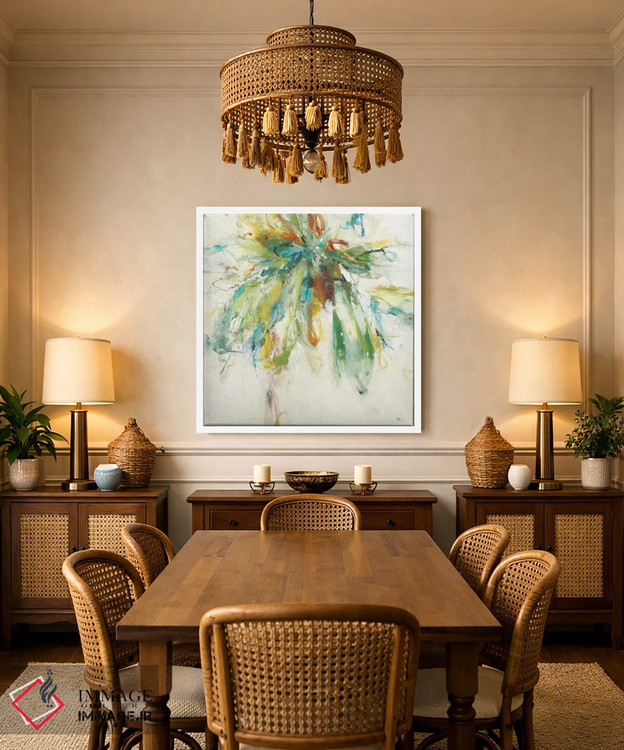 تابلو دکوراتیو پاشش رنگ اثر لیزا ریجرز - D1W