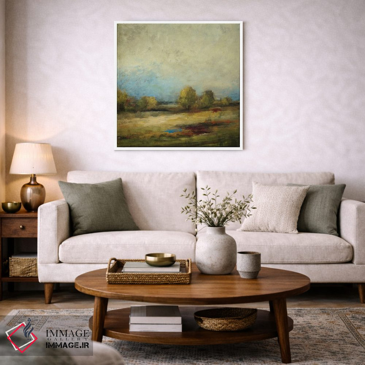 تابلو انتزاعی افق های نو ۳ اثر لیزا ریجرز - D2W