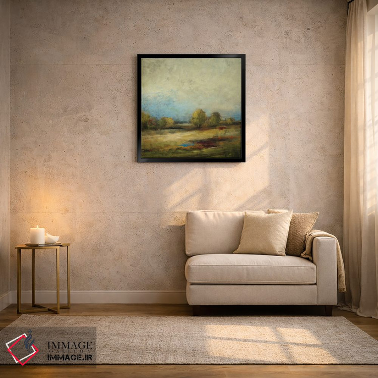 تابلو انتزاعی افق های نو ۳ اثر لیزا ریجرز - D3B