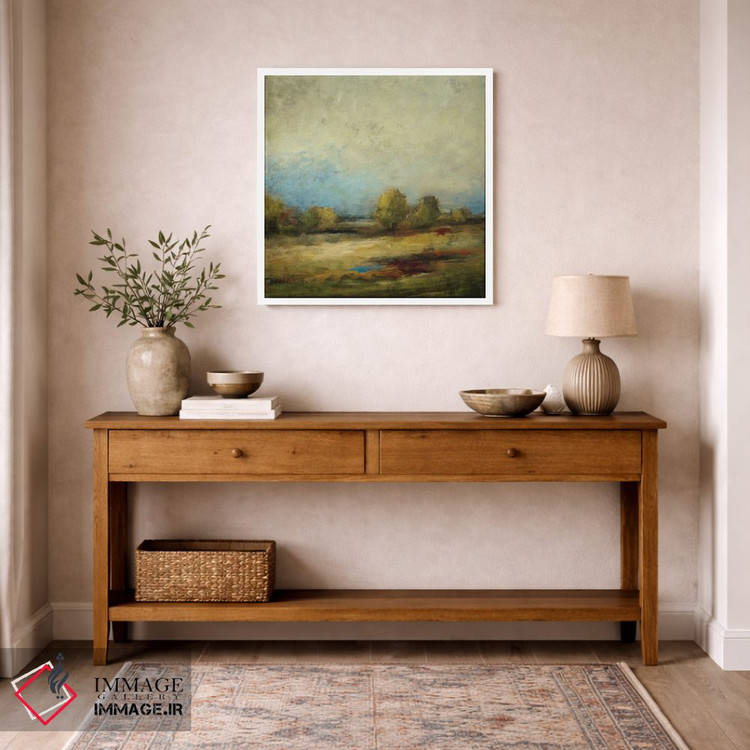 تابلو انتزاعی افق های نو ۳ اثر لیزا ریجرز - D4W