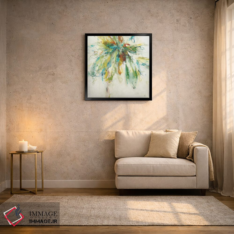 تابلو دکوراتیو پاشش رنگ اثر لیزا ریجرز - D3B