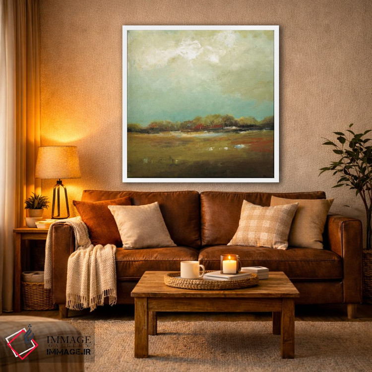 تابلو انتزاعی چشم انداز انتزاعی اثر لیزا ریجرز - D1W