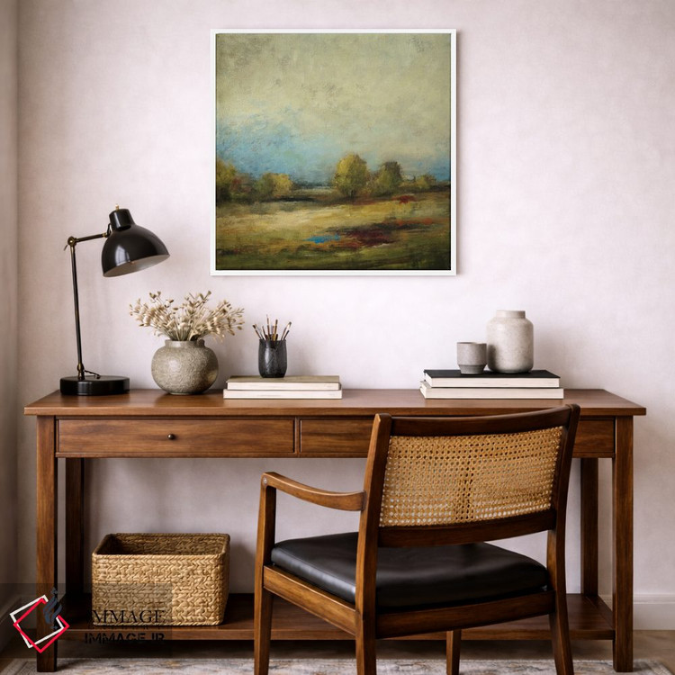 تابلو انتزاعی افق های نو ۳ اثر لیزا ریجرز - D5W