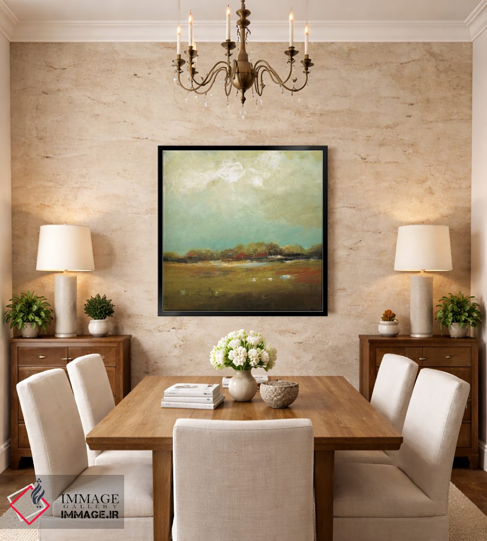 تابلو انتزاعی چشم انداز انتزاعی اثر لیزا ریجرز - D3B