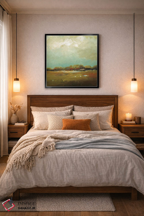 تابلو انتزاعی چشم انداز انتزاعی اثر لیزا ریجرز - D6B