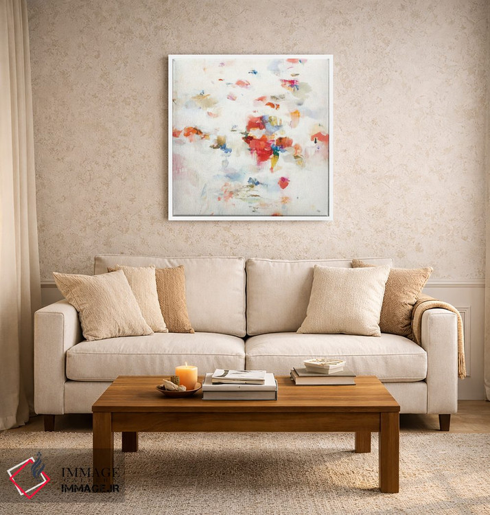 تابلو انتزاعی غرق شدن در فضا اثر لیزا ریجرز - D3W