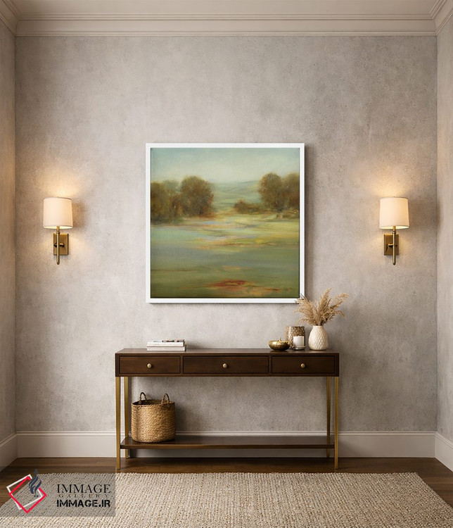 تابلو انتزاعی عصر آرام اثر لیزا ریجرز - D2W