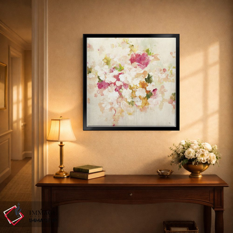 تابلو انتزاعی الهام گر گل ها ۴ اثر لیزا ریجرز - D3B