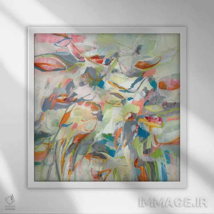 تابلو دکوراتیو در رویاهایم اثر لیزا ریجرز - نمای قابدار سفید