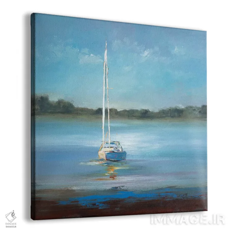 تابلو انتزاعی بندر امن اثر لیزا ریجرز - نمای پرسپکتیو محصول