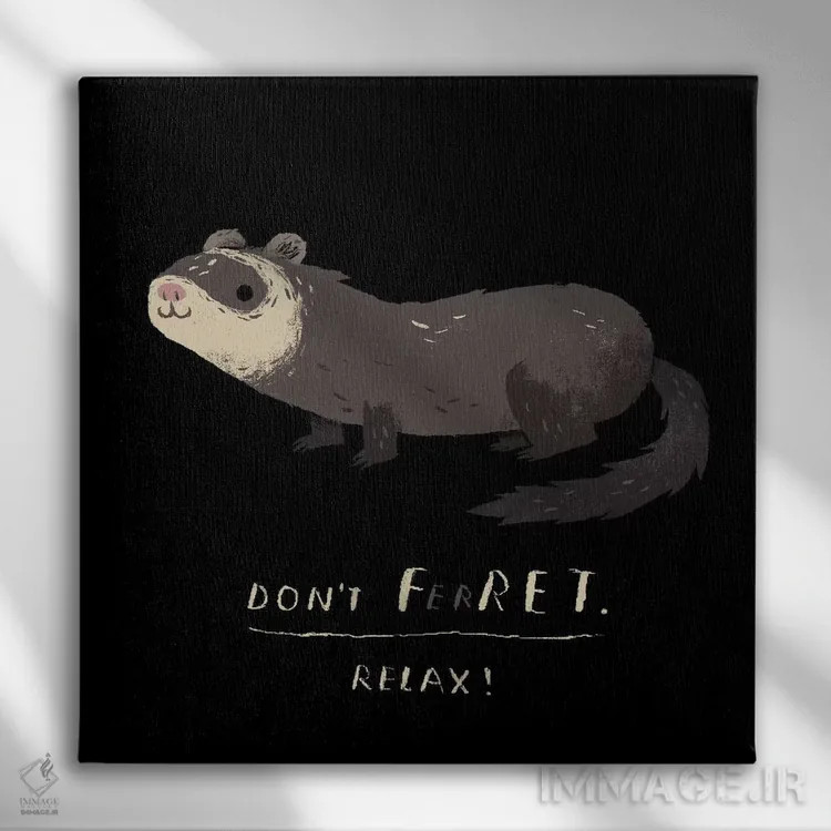 تابلو دکوراتیو نترس اثر لوئیس روسکوش - نمای روبهرو روی دیوار