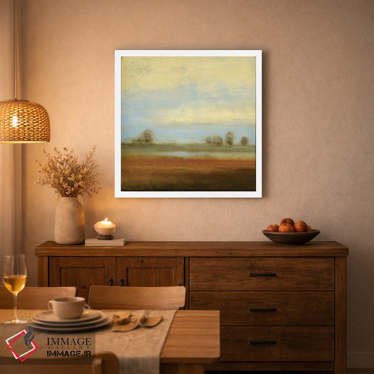 تابلو انتزاعی صحنه معاصر هشت اثر لیزا ریجرز - D1W