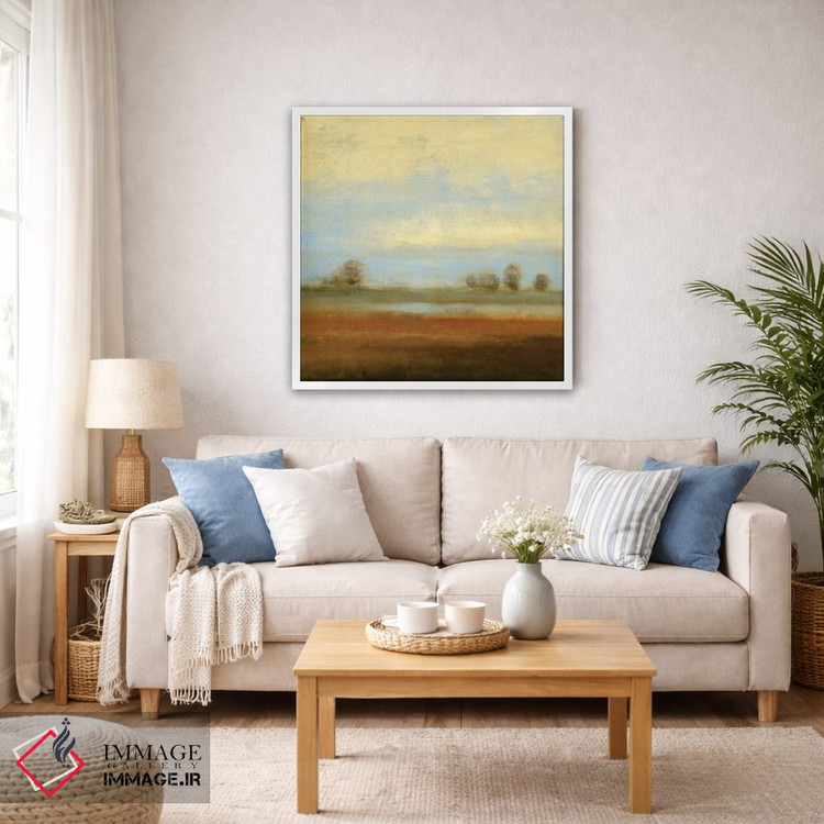 تابلو انتزاعی صحنه معاصر هشت اثر لیزا ریجرز - D5W