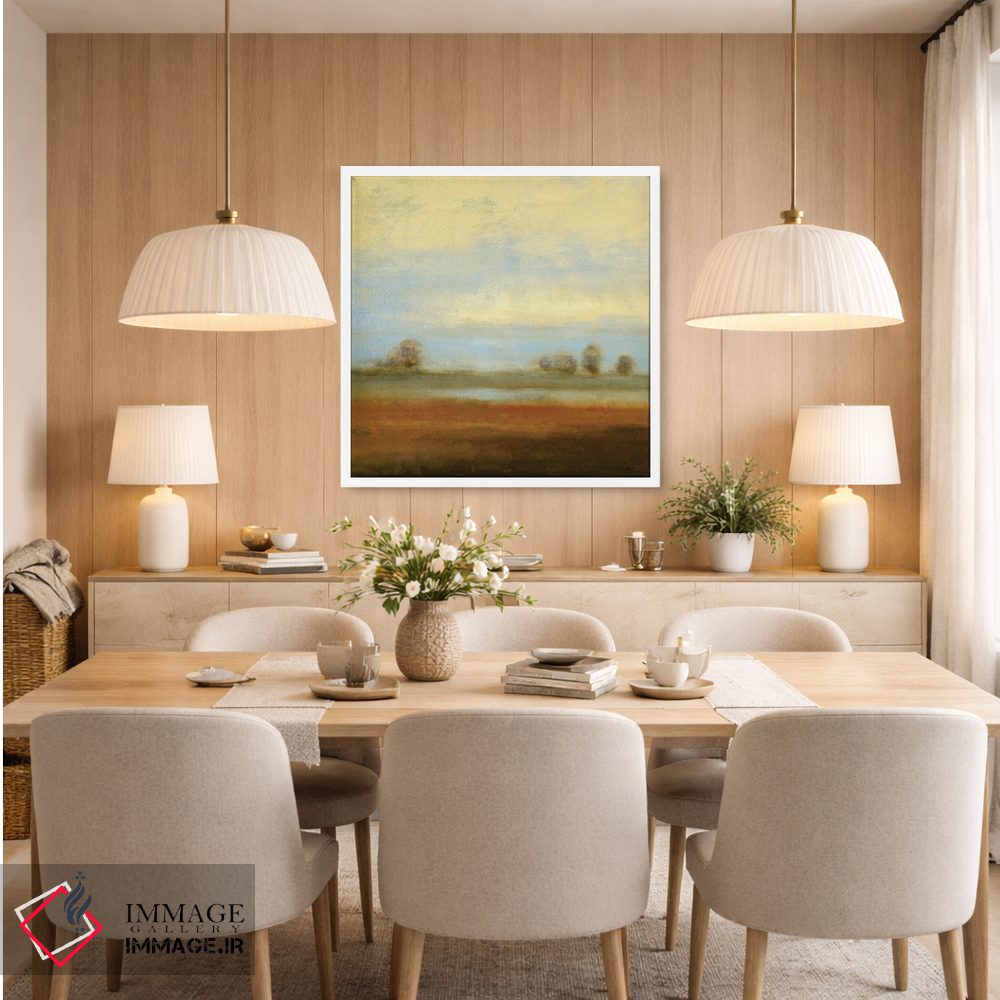 تابلو انتزاعی صحنه معاصر هشت اثر لیزا ریجرز - D4W