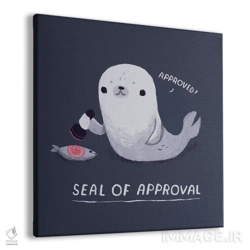 تابلو دکوراتیو مهر تایید اثر لوئیس روسکوش - نمای پرسپکتیو محصول