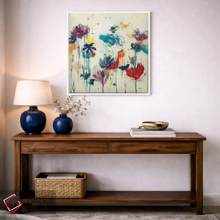 تابلو دکوراتیو پاشش گل دو اثر لیزا ریجرز - D3W