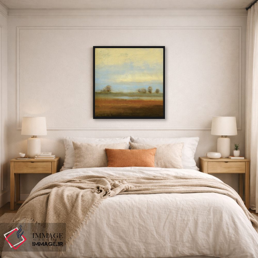 تابلو انتزاعی صحنه معاصر هشت اثر لیزا ریجرز - D6B