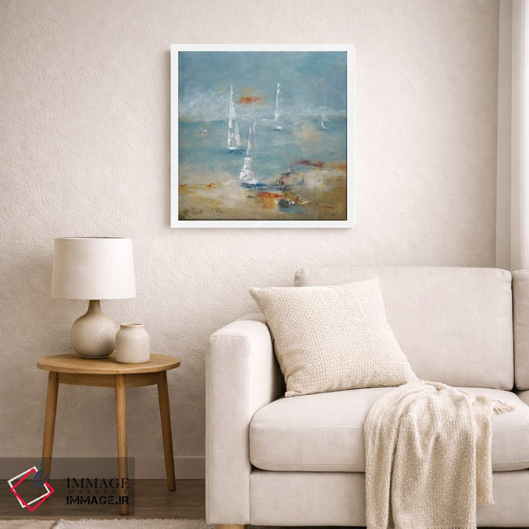 تابلو انتزاعی به سفر با قایق رفتن اثر لیزا ریجرز - D5W