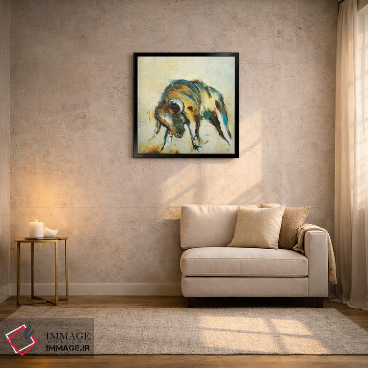 تابلو دکوراتیو تورو اثر لیزا ریجرز - D4B