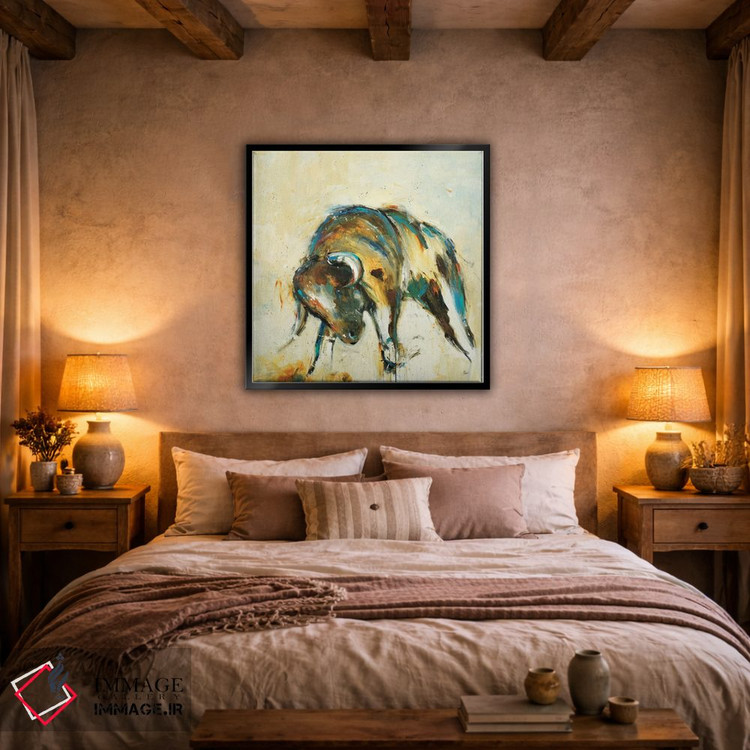 تابلو دکوراتیو تورو اثر لیزا ریجرز - D5B
