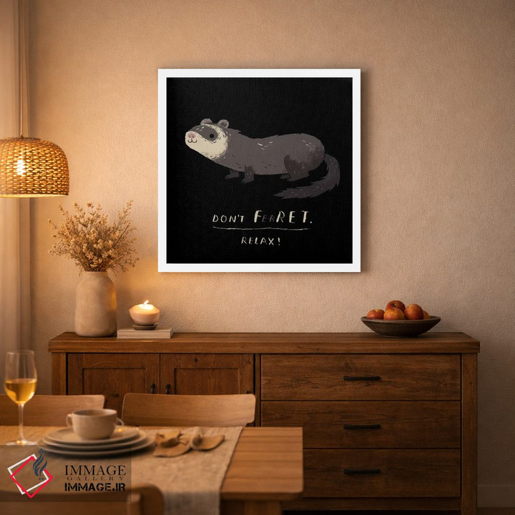 تابلو دکوراتیو نترس اثر لوئیس روسکوش - D3W