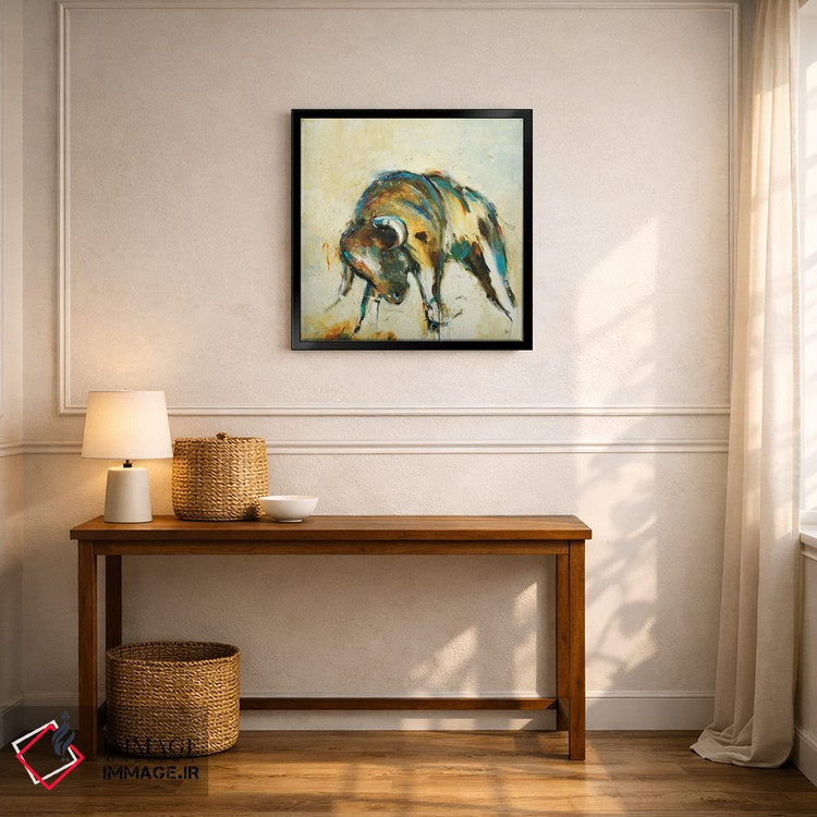 تابلو دکوراتیو تورو اثر لیزا ریجرز - D6B