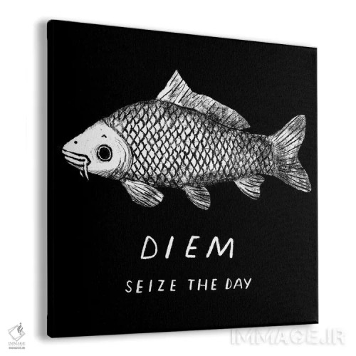 تابلو دکوراتیو دم را غنیمت شمار اثر لوئیس روسکوش - نمای پرسپکتیو محصول