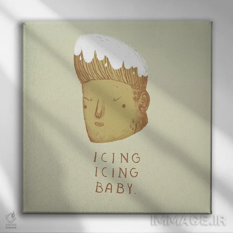 تابلو دکوراتیو روکش اثر لوئیس روسکوش - نمای روبهرو روی دیوار