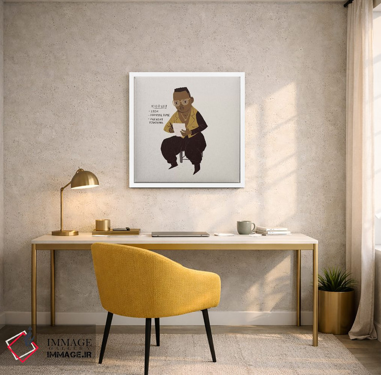 تابلو دکوراتیو لیست کارهای پتک اثر لوئیس روسکوش - D5W