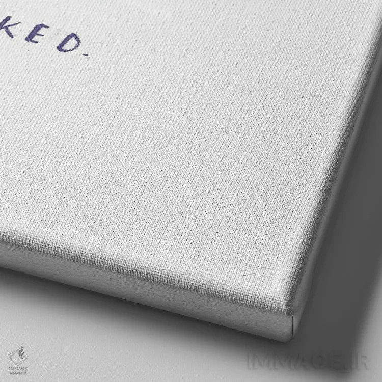 تابلو دکوراتیو خیلی با هم جور شدیم اثر لوئیس روسکوش - نمای نزدیک بافت بوم