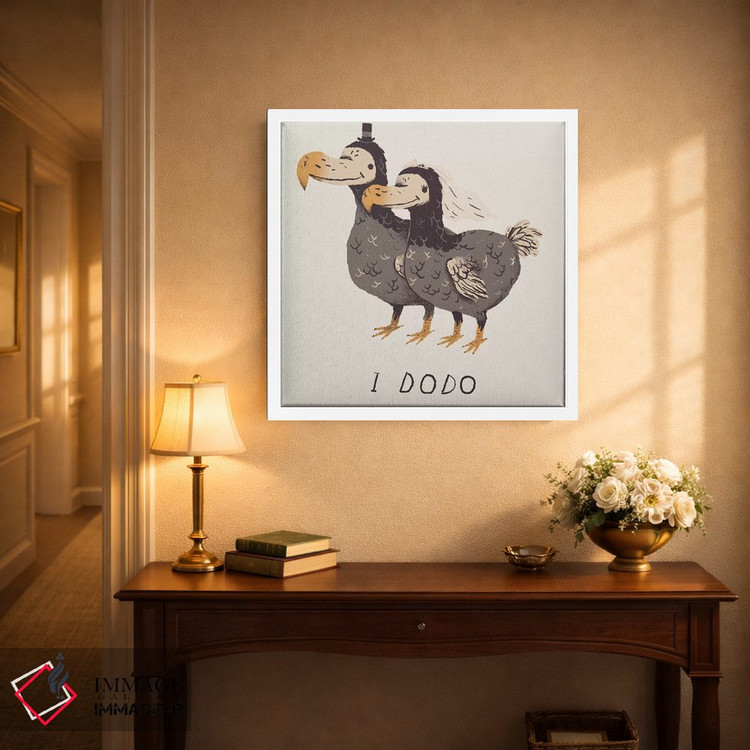 تابلو دکوراتیو من دودو هستم اثر لوئیس روسکوش - D3W