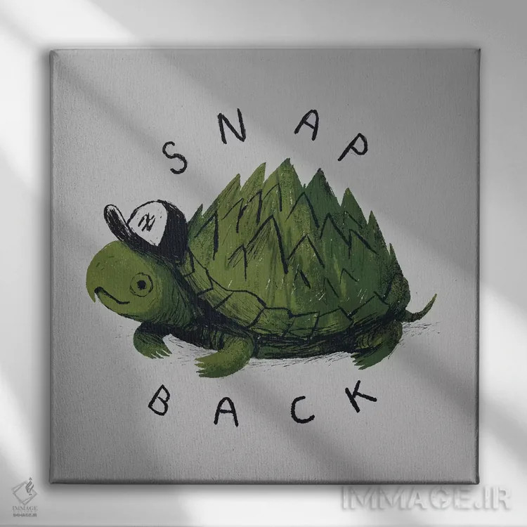 تابلو دکوراتیو کلاه کپ یا بازگشت سریع اثر لوئیس روسکوش - نمای روبهرو روی دیوار