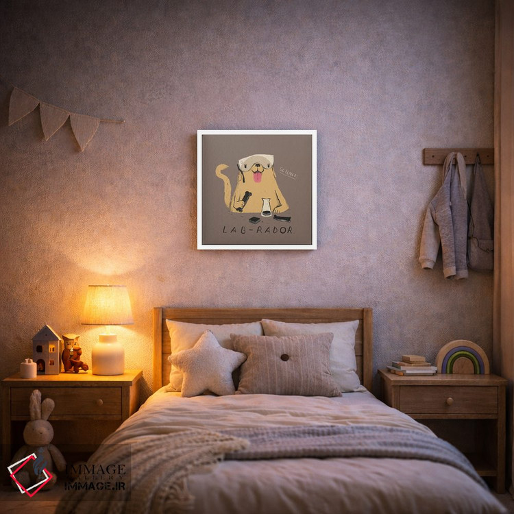 تابلو دکوراتیو لابرادور اثر لوئیس روسکوش - D6W