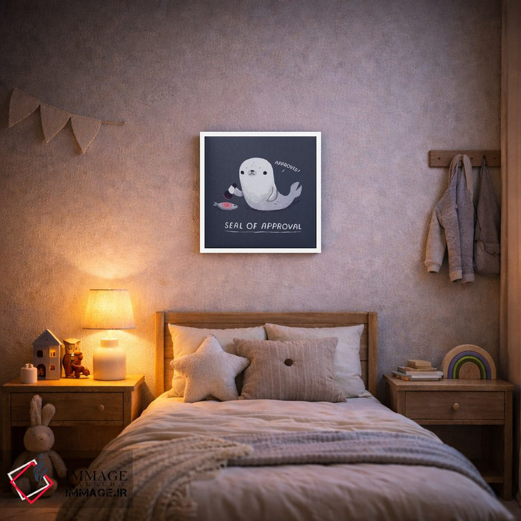 تابلو دکوراتیو مهر تایید اثر لوئیس روسکوش - D6W