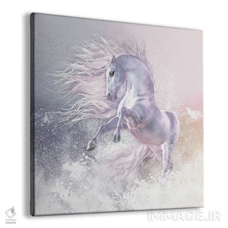 تابلو دکوراتیو شبح برفی اثر لوری پرایندل - نمای پرسپکتیو محصول