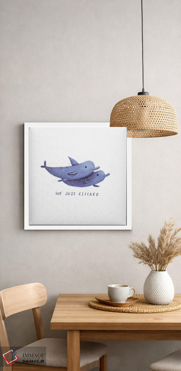 تابلو دکوراتیو خیلی با هم جور شدیم اثر لوئیس روسکوش - D3W