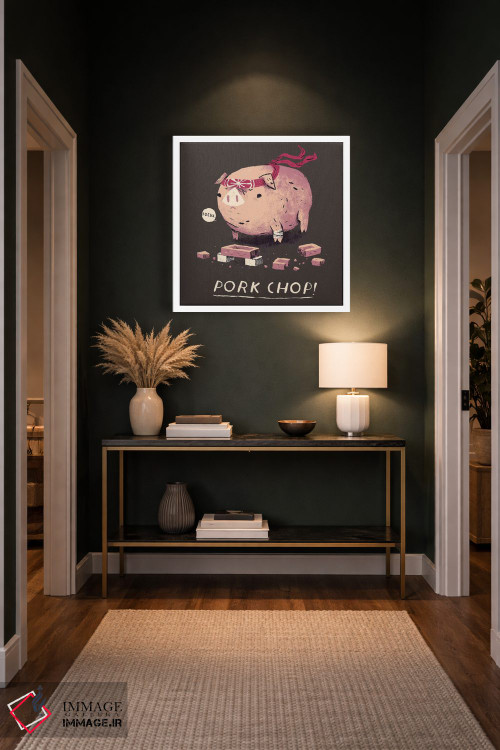تابلو دکوراتیو کاتلت گوشت خوک اثر لوئیس روسکوش - D4W