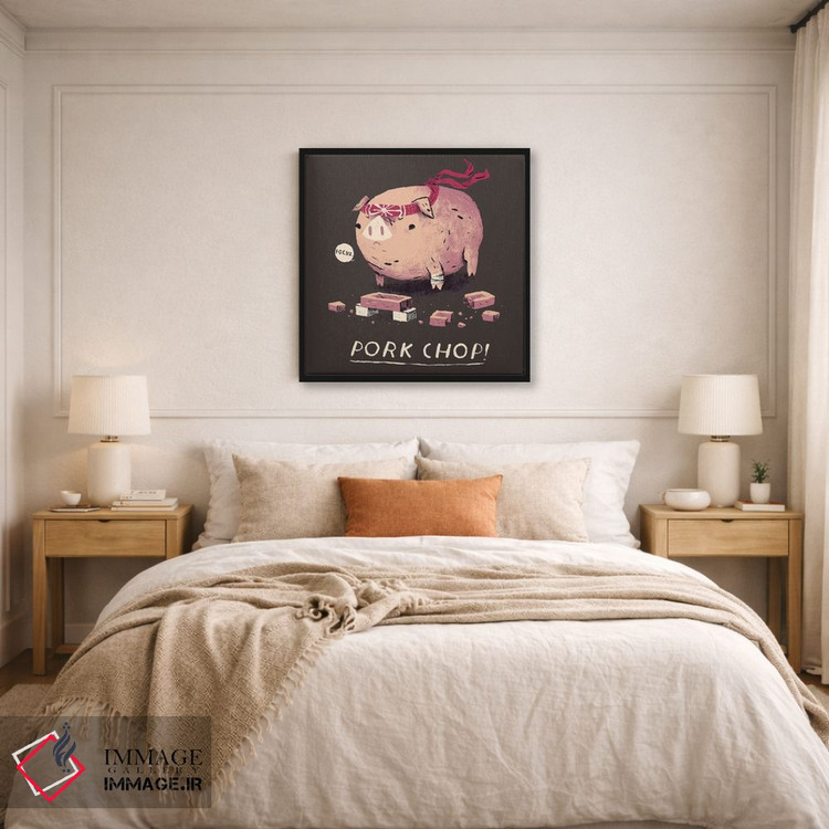 تابلو دکوراتیو کاتلت گوشت خوک اثر لوئیس روسکوش - D5B