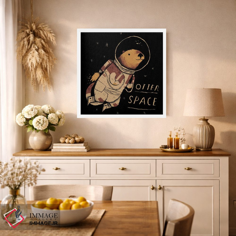 تابلو دکوراتیو فضای سمور اثر لوئیس روسکوش - D1W