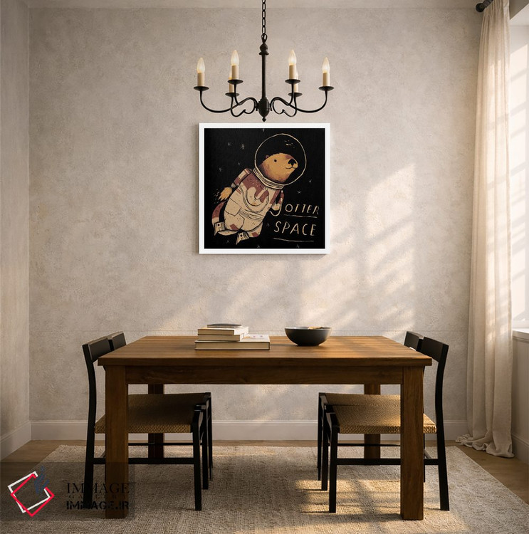 تابلو دکوراتیو فضای سمور اثر لوئیس روسکوش - D3W