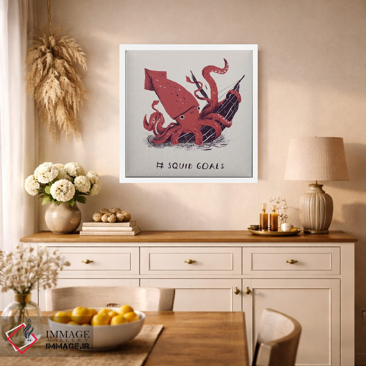 تابلو دکوراتیو اهداف اختاپوسی اثر لوئیس روسکوش - D1W