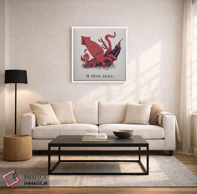 تابلو دکوراتیو اهداف اختاپوسی اثر لوئیس روسکوش - D2W