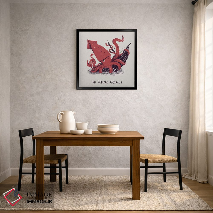 تابلو دکوراتیو اهداف اختاپوسی اثر لوئیس روسکوش - D4B